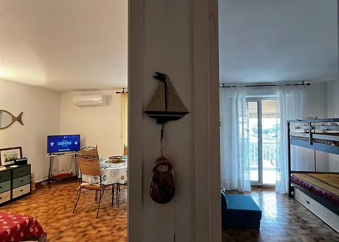 Appartamento 5canetp36 -t2 Avec Clim, Loggia Et Vue Marina, A Deux Pas De La
