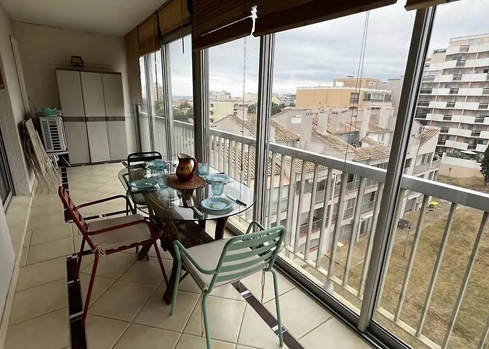 Appartamento 5canetp36 -t2 Avec Clim, Loggia Et Vue Marina, A Deux Pas De La