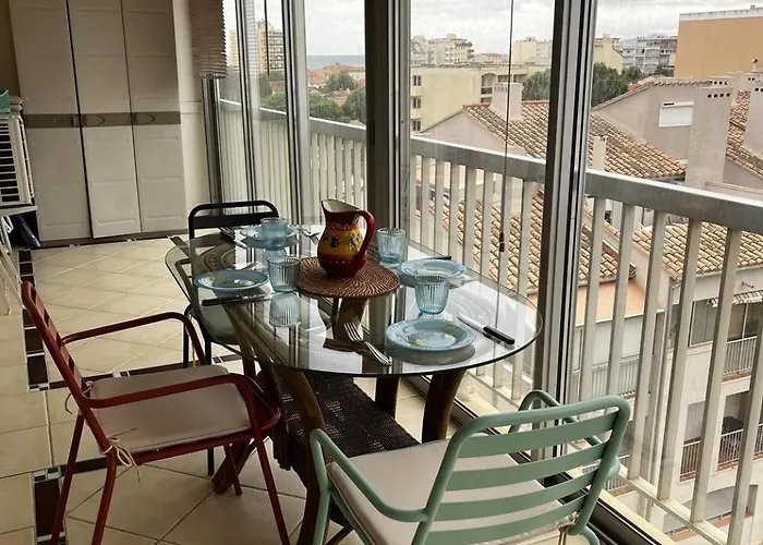 Appartamento 5canetp36 -t2 Avec Clim, Loggia Et Vue Marina, A Deux Pas De La Canet-en-Roussillon